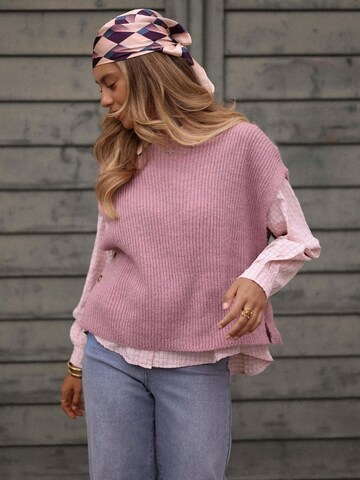 Gilet in maglia di SASSYCLASSY in rosa