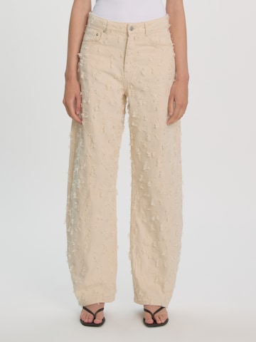 Barrel Jean 'Theodora' EDITED en beige : devant