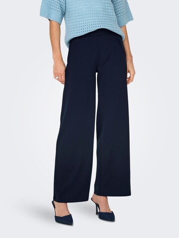 JDY Wide leg Broek 'JDYLOUISVILLE CATIA' in Blauw: voorkant