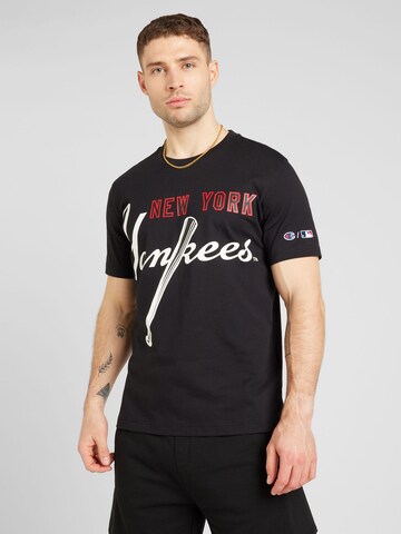 Tricou de la Champion Authentic Athletic Apparel pe negru: față