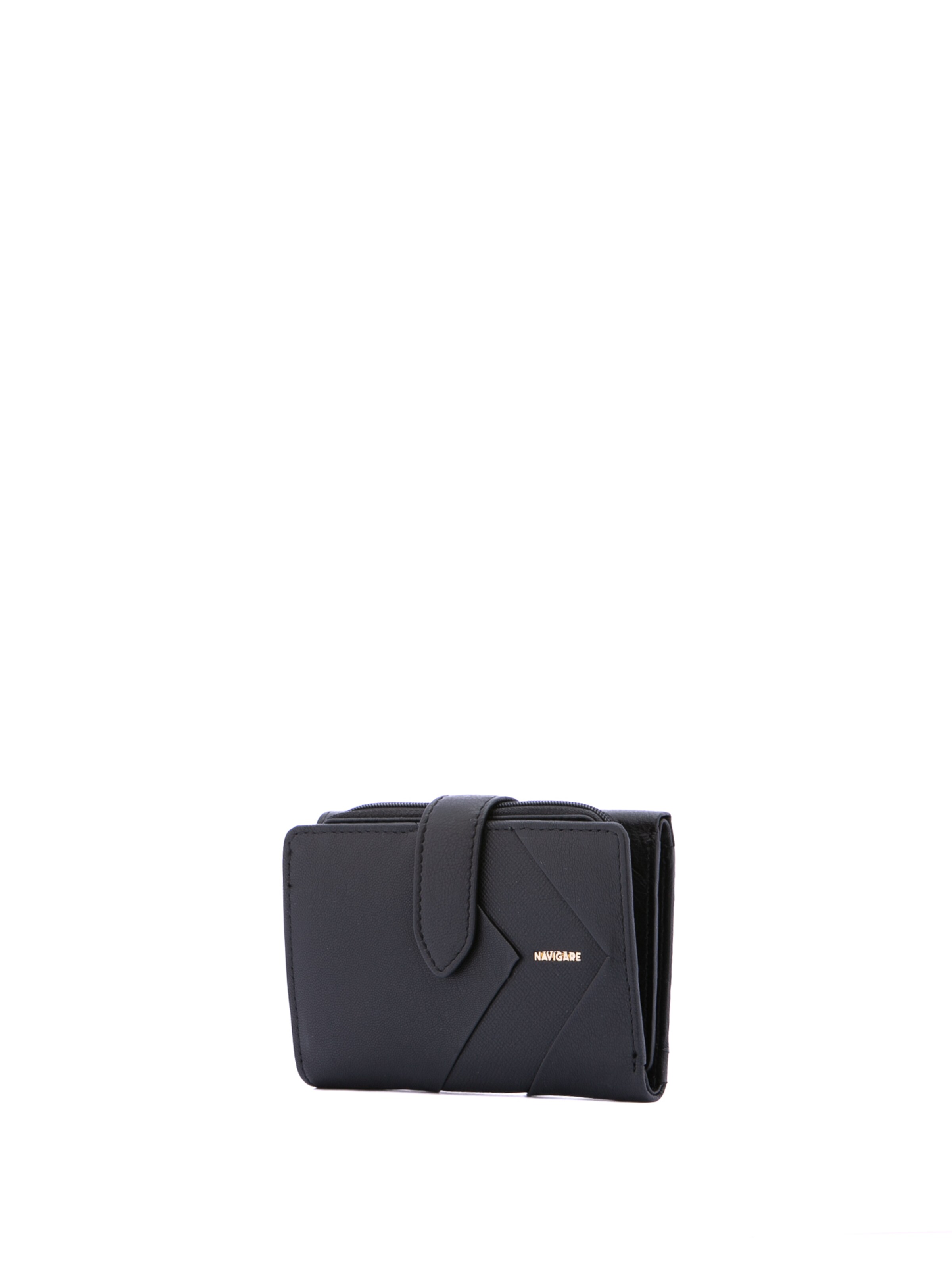 Navigare Wallet in Black: front