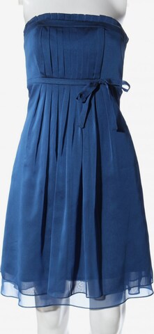 Marie Blanc schulterfreies Kleid XS in Blau: predná strana