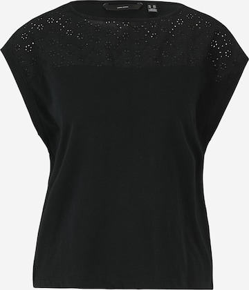Vero Moda Petite Koszulka 'KAYA' w kolorze czarny: przód