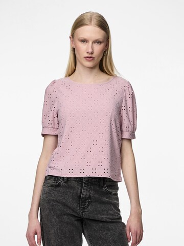 PIECES Bluse 'PCMimi' in Pink: Vorderseite