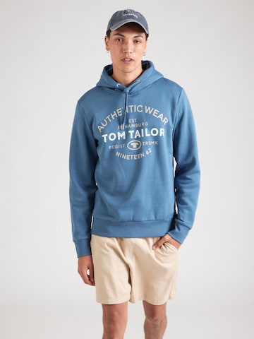 TOM TAILOR - Sudadera en azul: frente