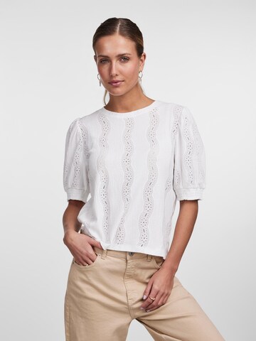 PIECES Blouse 'Layla' in Wit: voorkant