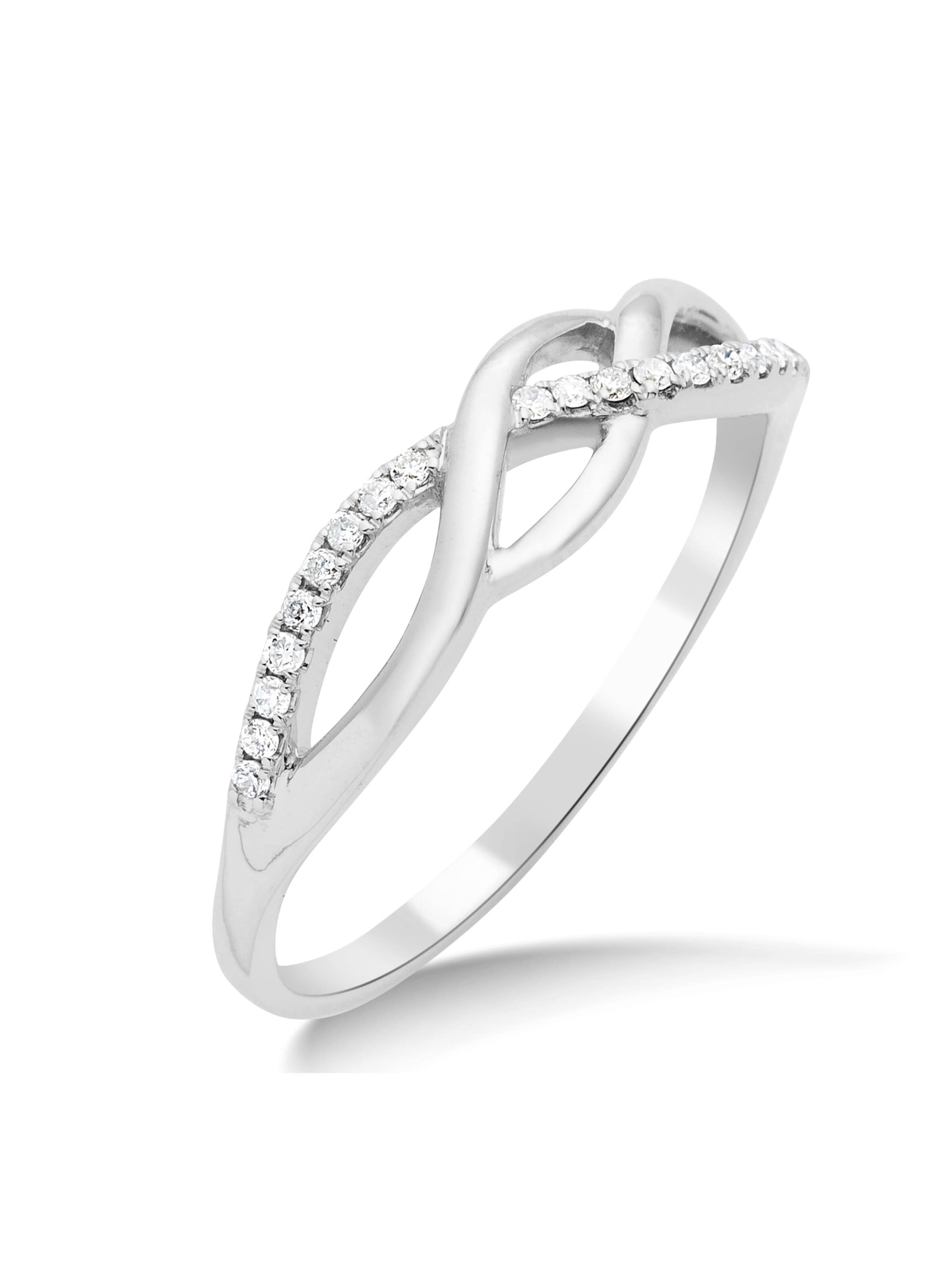 DIAMANT LETERNEL Ring in Silver: front