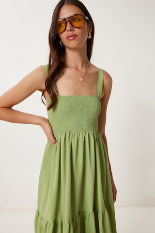 Robe d’été Happiness İstanbul en vert