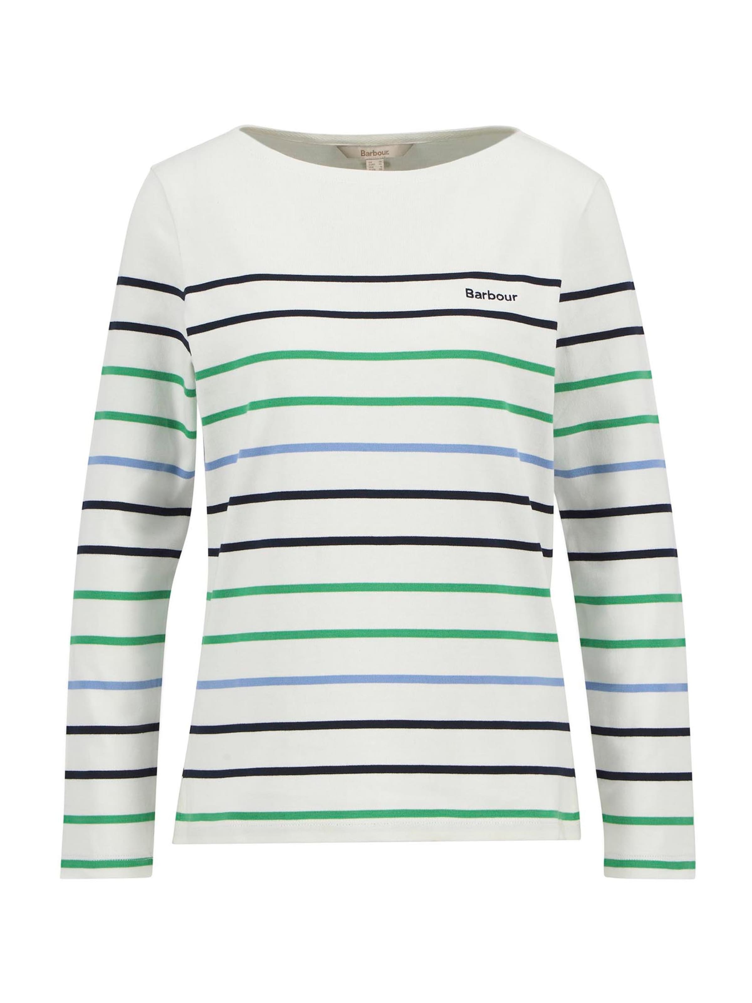 Barbour Tričko 'Hawkins' – bílá: přední strana