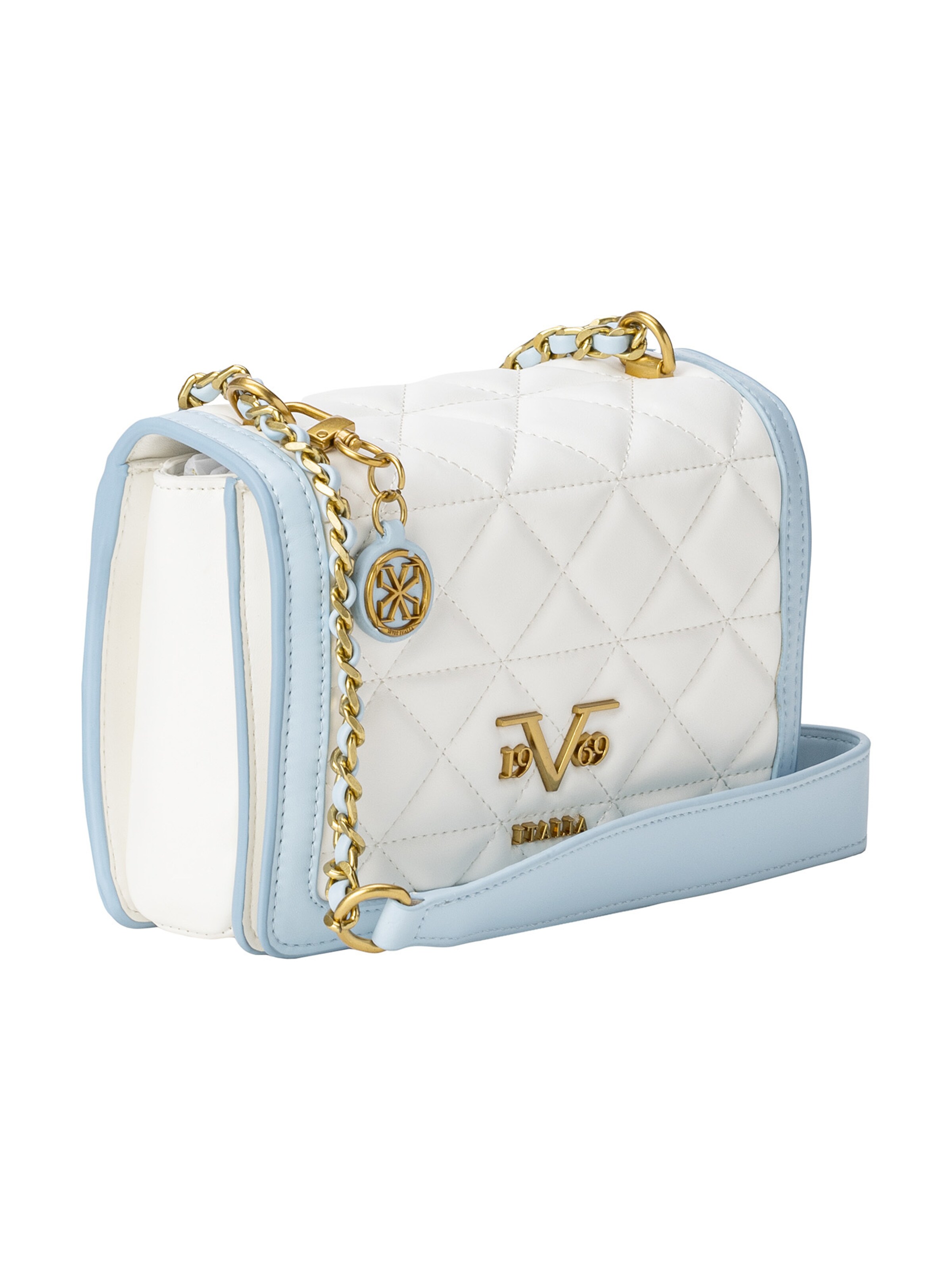 Geantă de umăr 'GABY' de la 19V69 ITALIA pe alb