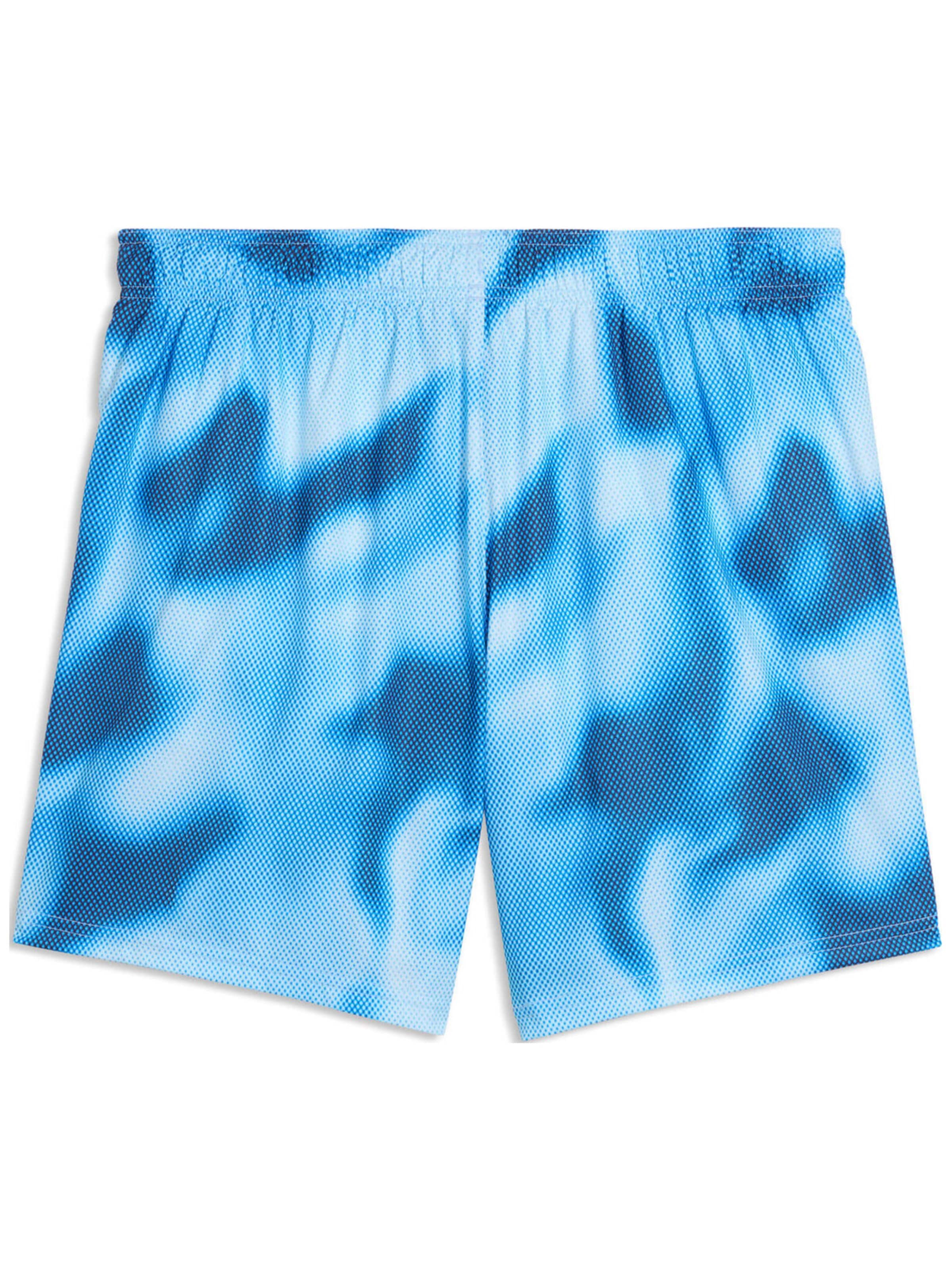 regular Pantaloni sportivi 'Puma Swim Men Printed Rasterized Mid Short' di PUMA in blu