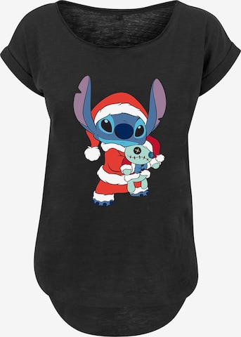 T-shirt 'Disney Lilo & Stitch' F4NT4STIC en noir : devant