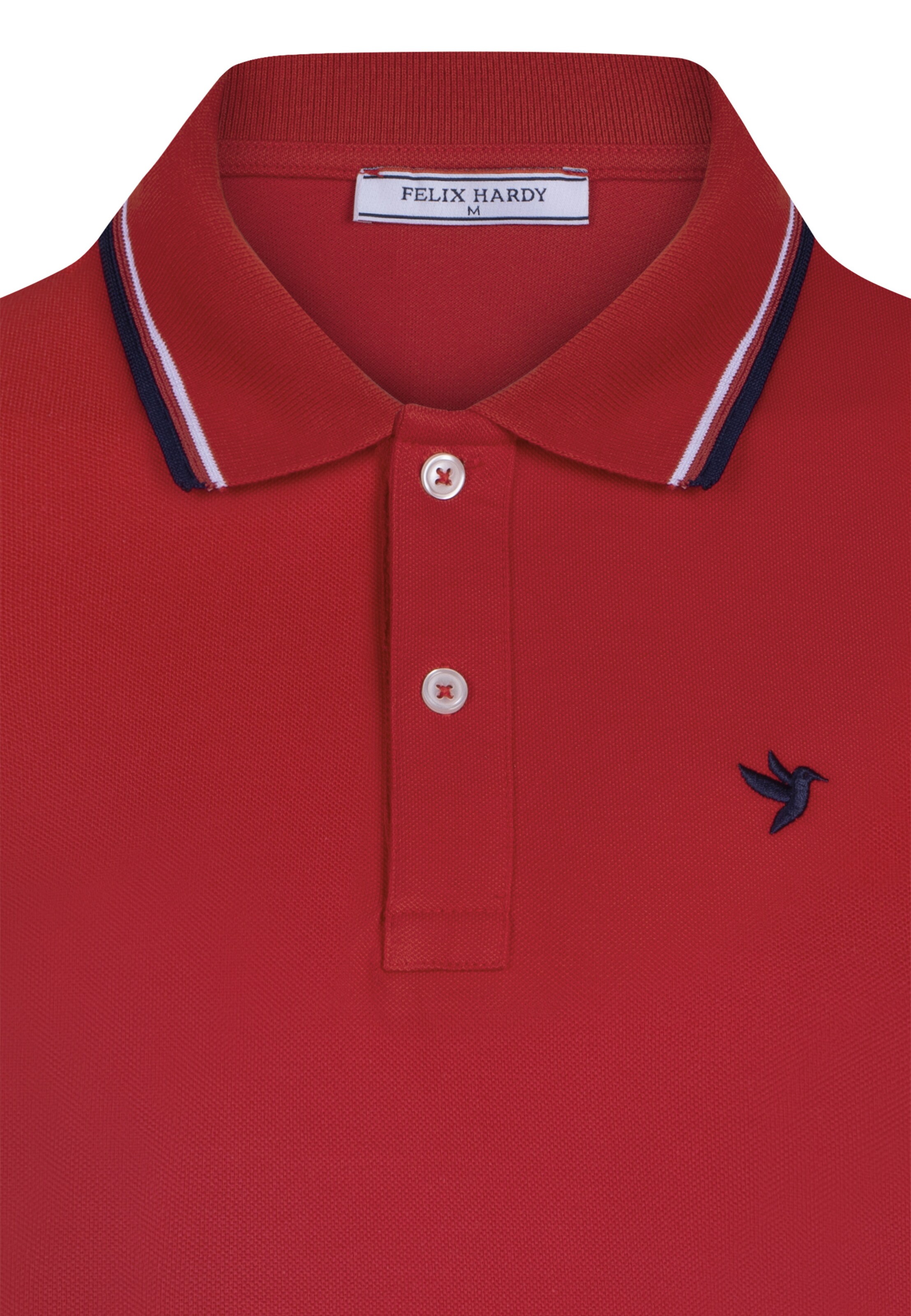 Felix Hardy Polo Shirt Kurz Arm in Rot