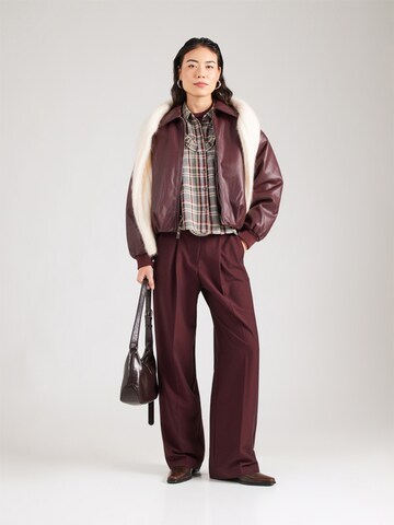 ONLY Blouse 'ONLEVIA CHECK' in Grey