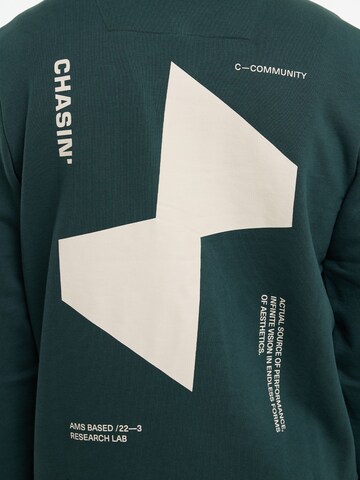CHASIN' Sweatshirt 'Toby Wave' in Green