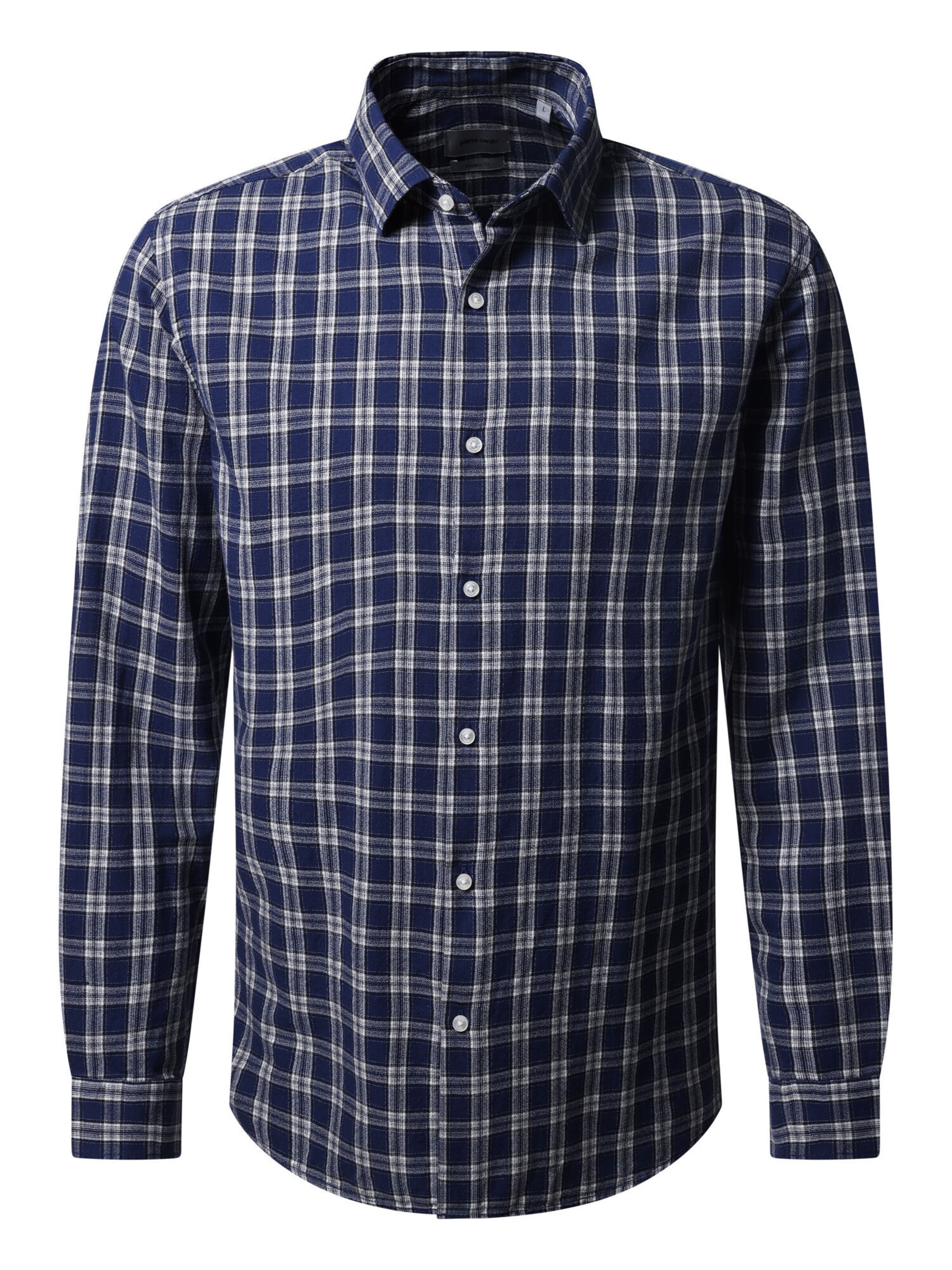 Coupe regular Chemise PIERRE CARDIN en bleu : devant