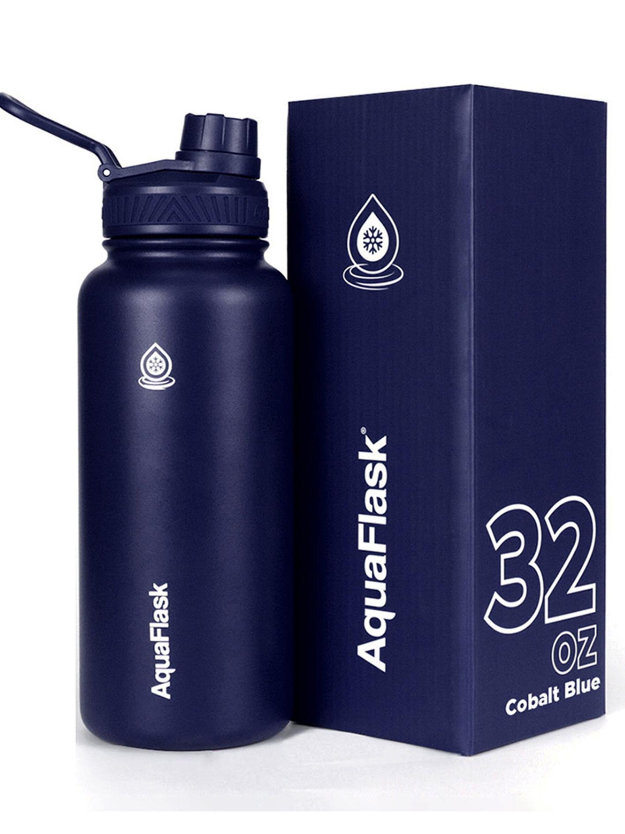 AquaFlask Láhev na vodu 'AquaFlask Termoláhev REGULAR 946 ml LEMON SLUSH' – modrá