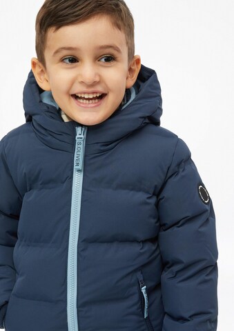 s.Oliver Winterjas in Blauw: voorkant