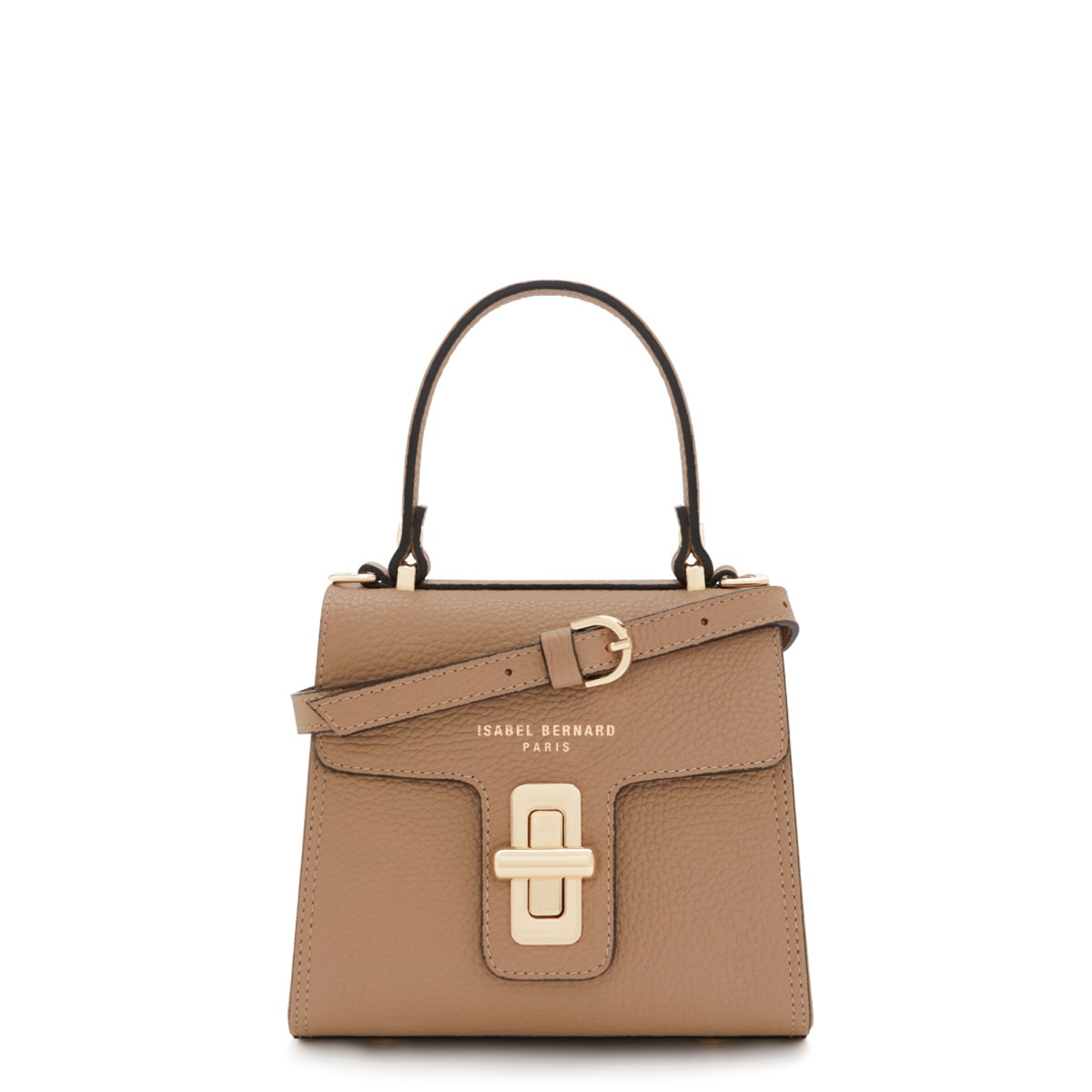 Isabel Bernard Handbag in Brown: front