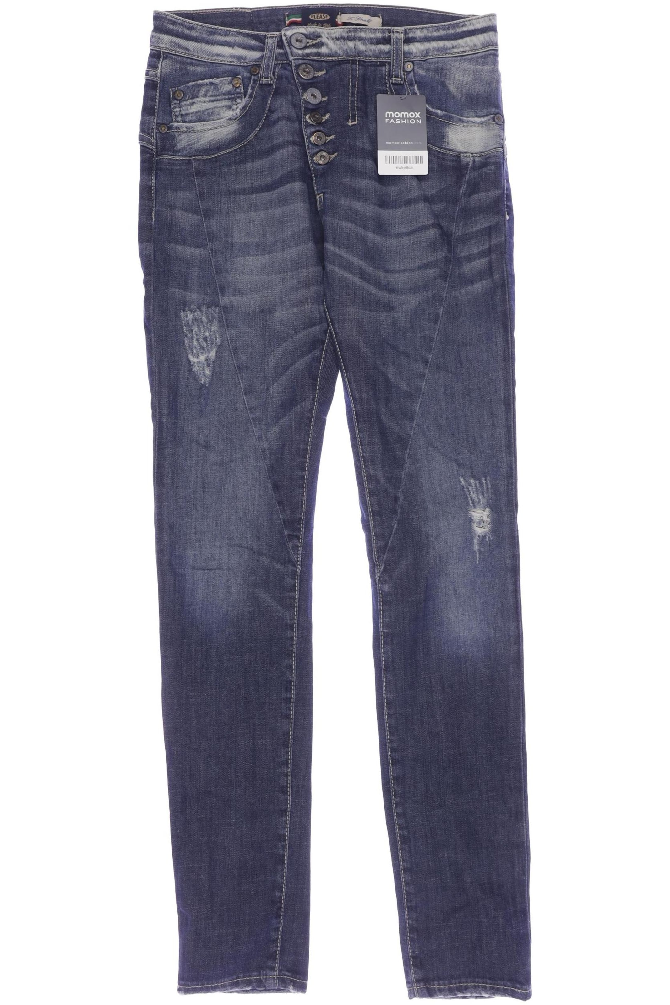 PLEASE Jeans 25-26 in Blau: Vorderseite