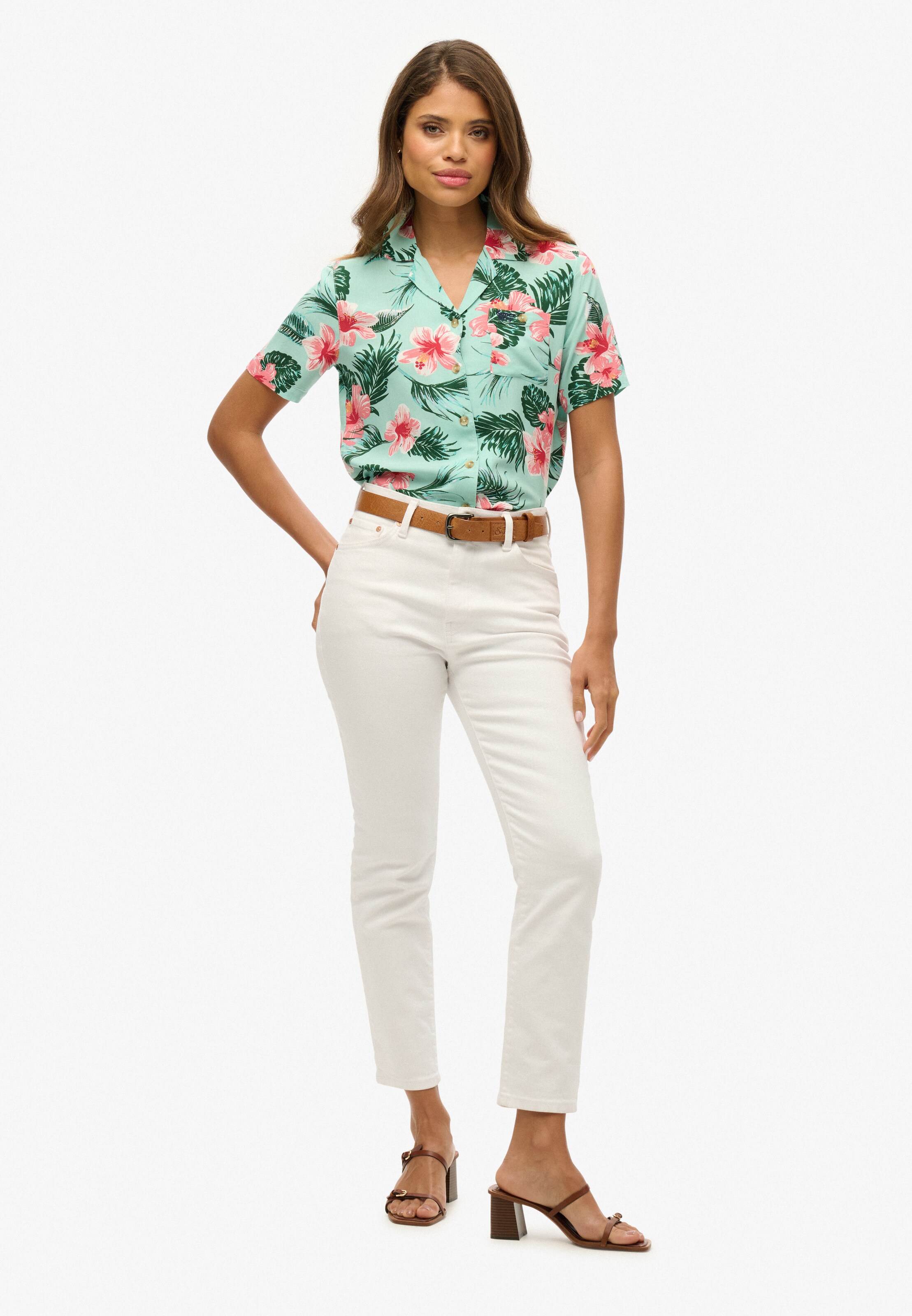 Chemisier 'Beach Resort' Superdry en vert