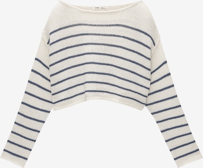 Pull&Bear Pullover i ecru / marin, Produktvisning