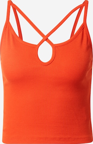 ABOUT YOU Top 'Aleana' in Orange: front