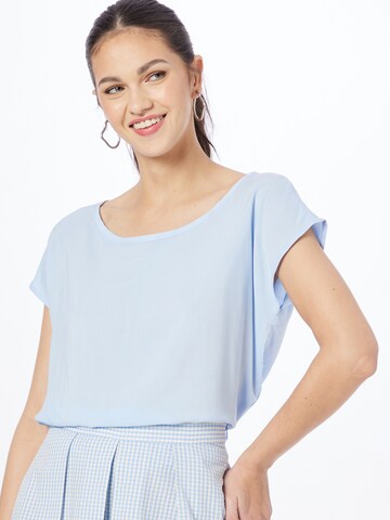 Hailys Blouse 'Farina' in Blauw: voorkant