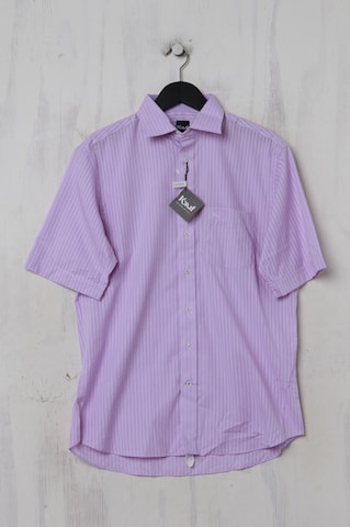 KAUF Button Up Shirt in M in Purple: front