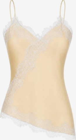 Top 'JDYFIFI S/L ASYM LACE SINGLET WVN NOOS 15379243' di Jaqueline de Yong in beige: frontale