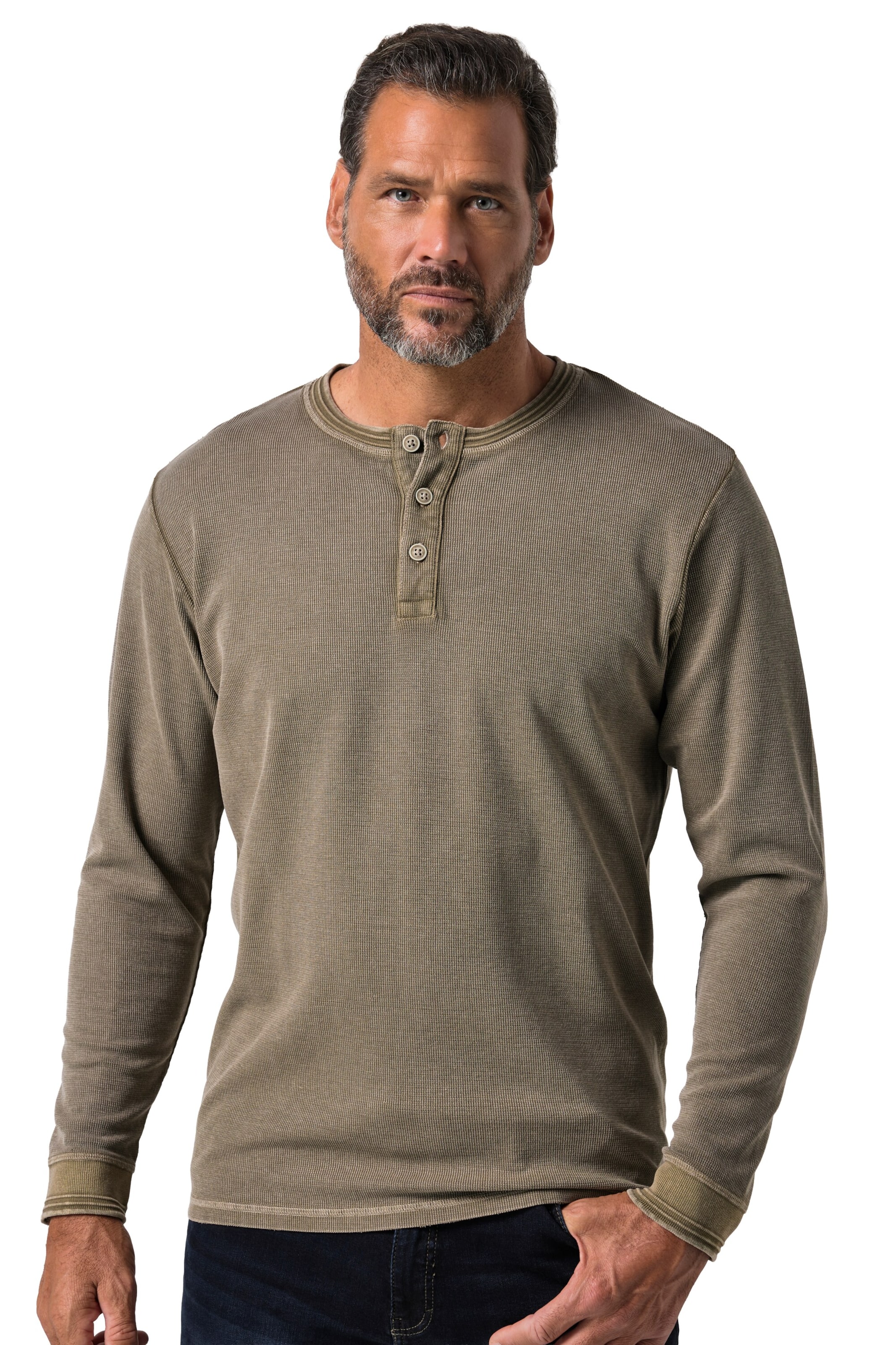JP1880 T-Shirt in Braun: Vorderseite