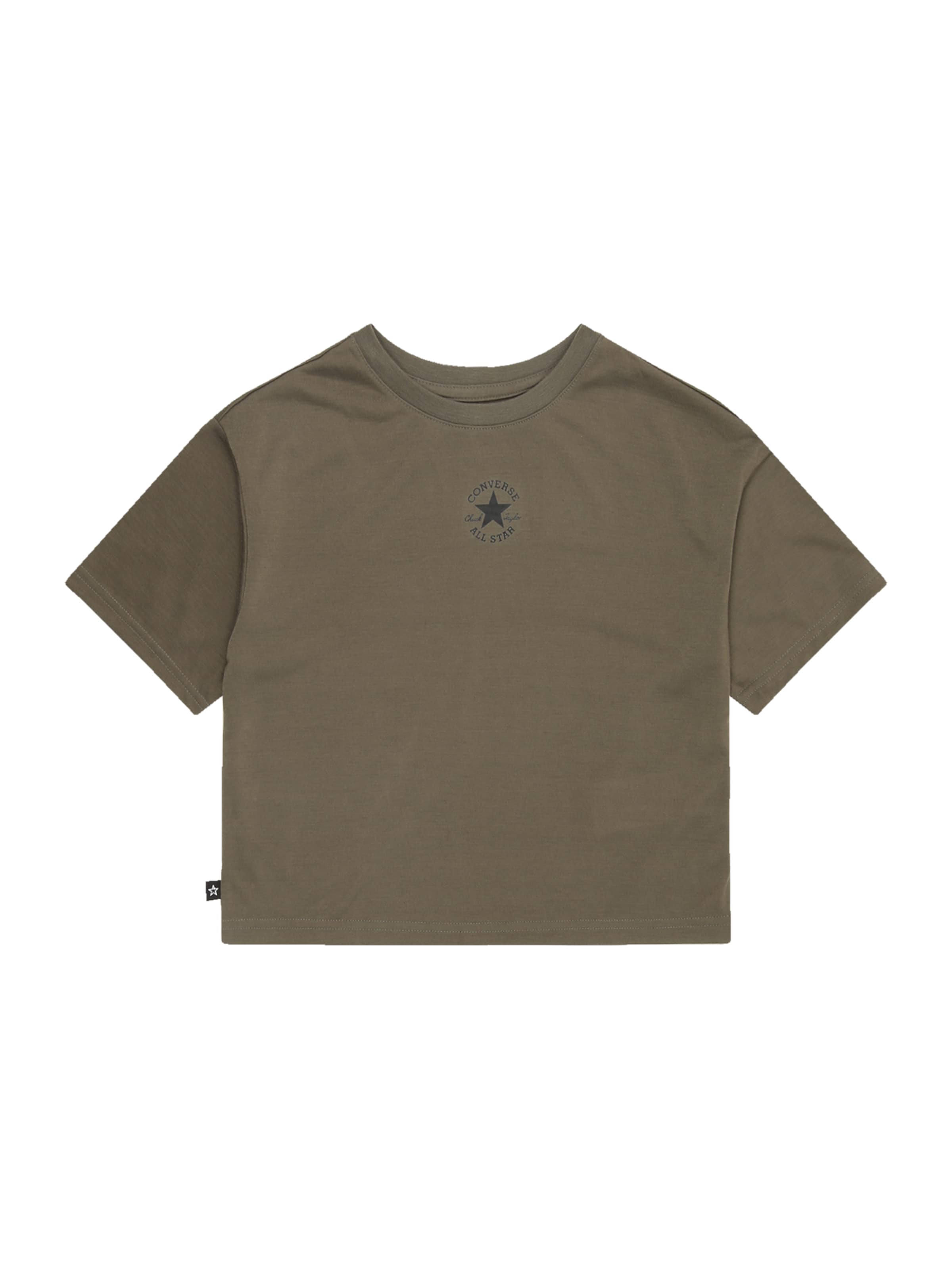 CONVERSE - Camiseta 'CHUCK' en verde: frente