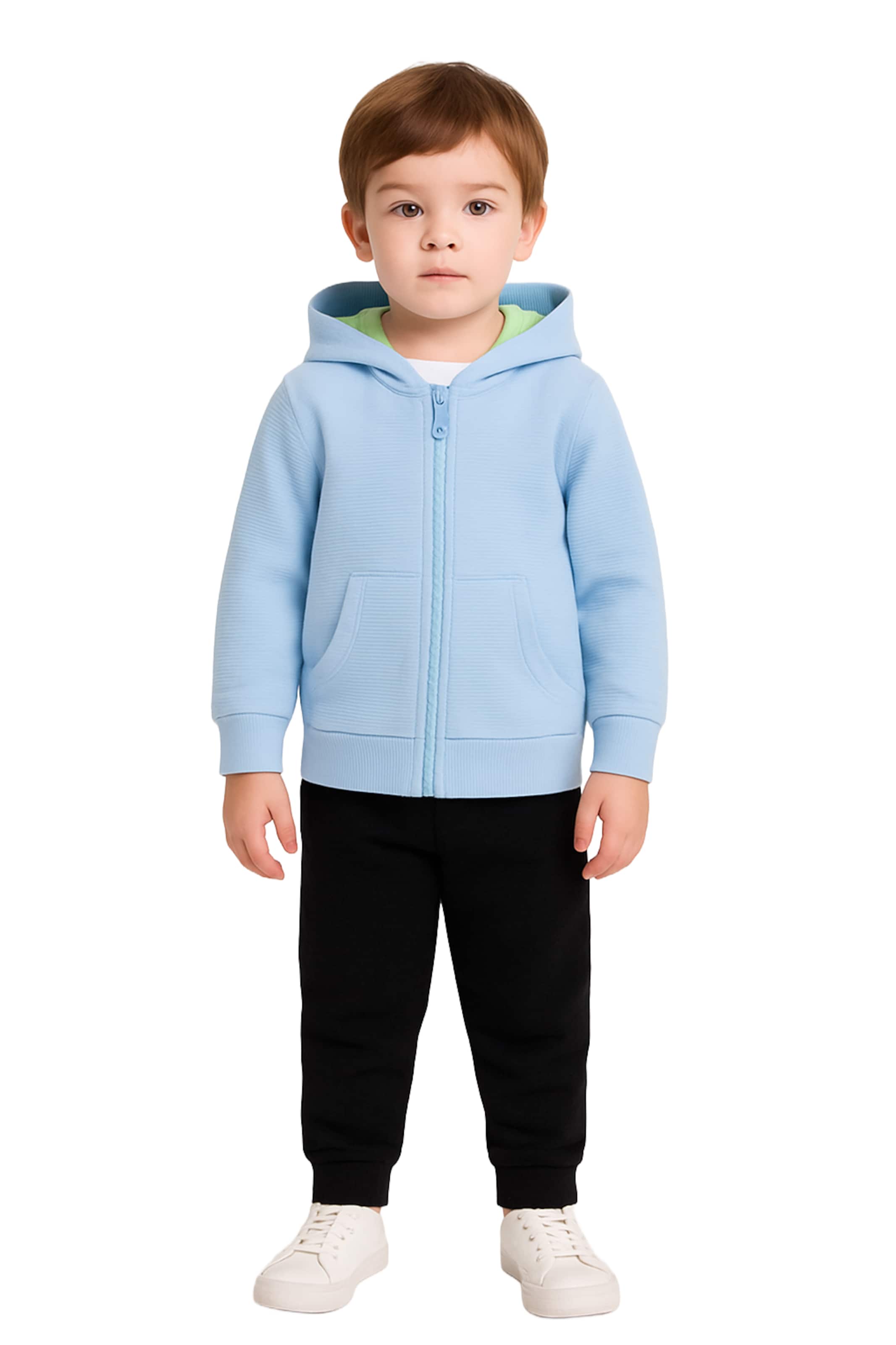 Panço Sweat jacket in Blue: front