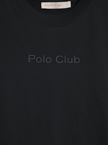 Polo Club Shirt in Schwarz