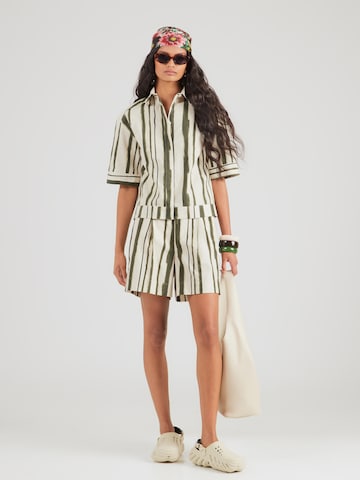 MM by Max Mara Blouse 'PALLORE' in Green