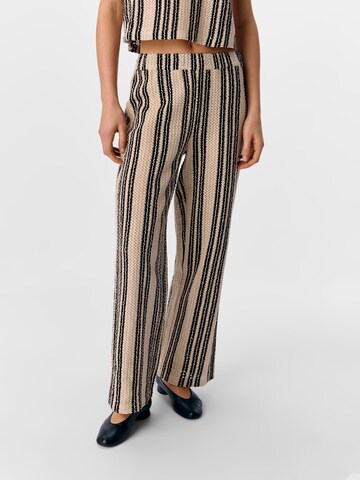 OBJECT - Loosefit Pantalón 'OBJOLAF' en beige: frente