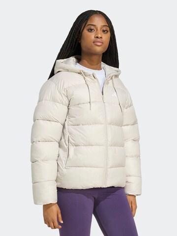 Veste de sport 'ESS' ADIDAS SPORTSWEAR en blanc : devant
