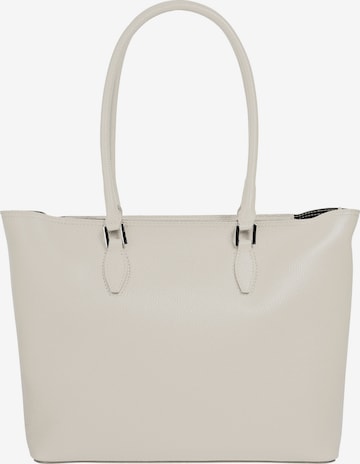Cabas Cluty en blanc : devant