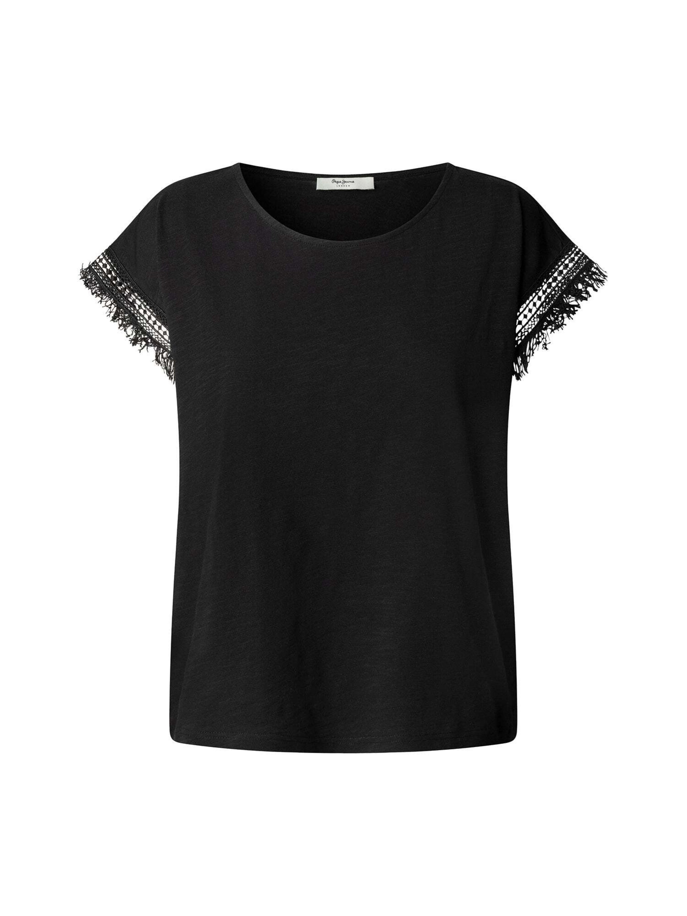 T-shirt 'Nain' Pepe Jeans en noir : devant