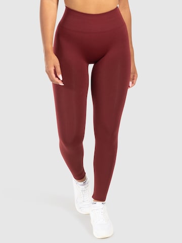 Skinny Leggings 'Pemmy' Smilodox en rouge : devant