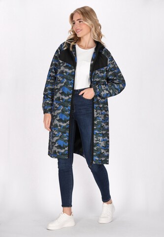 urban rain by Schmuddelwedda Outdoormantel in Blauw