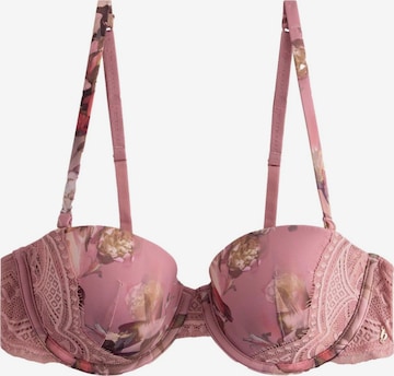 Balconette Sutien de la B by Ted Baker pe roz: față