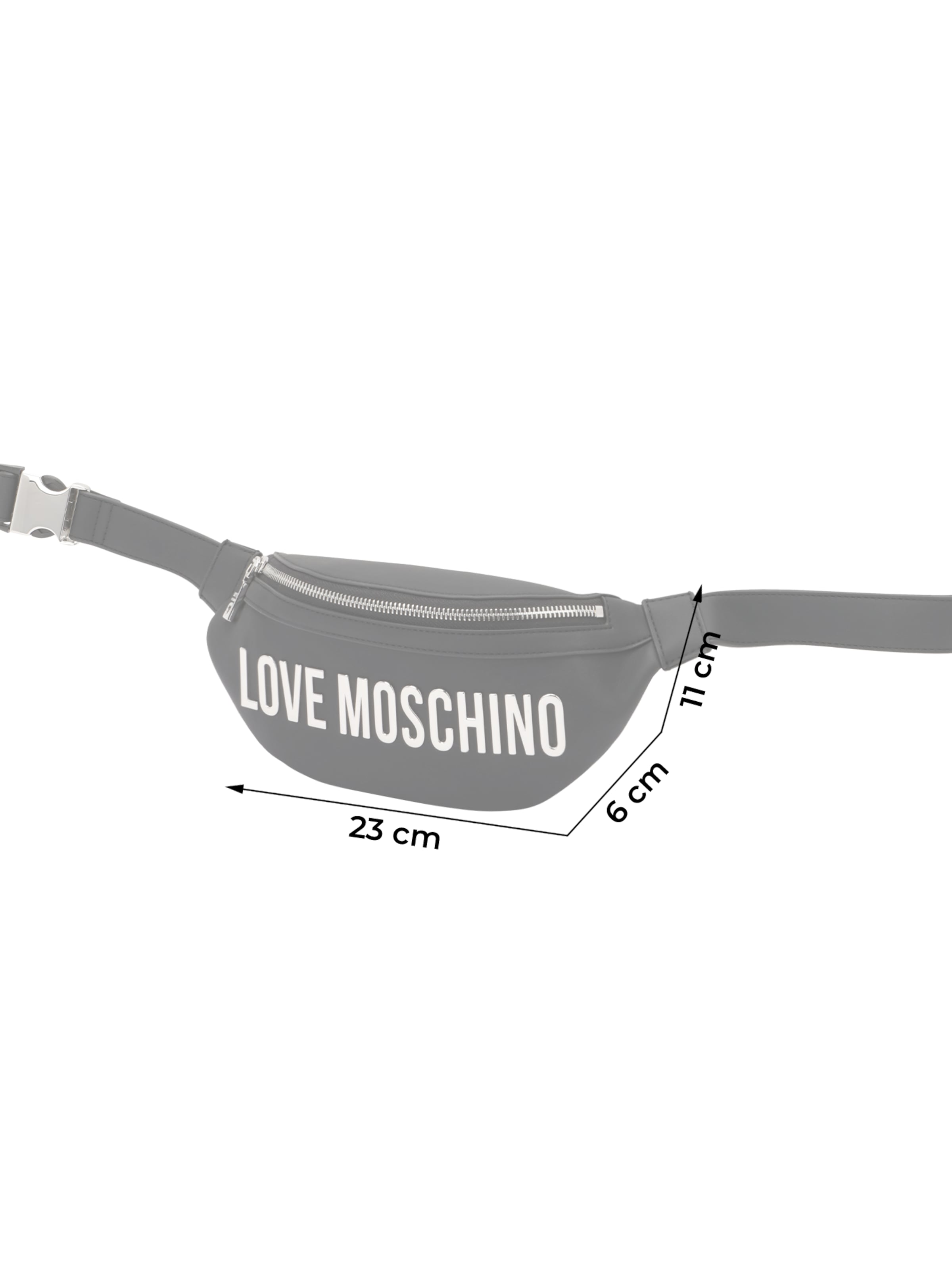 Love Moschino Övtáska - fekete