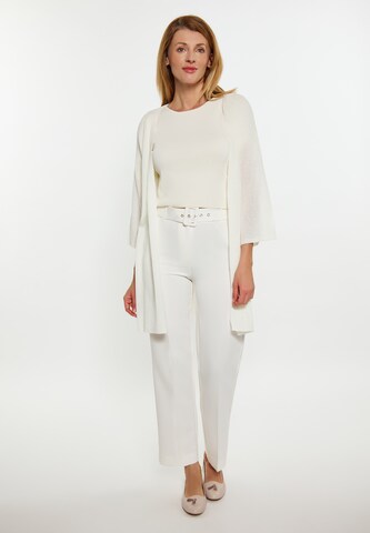usha WHITE LABEL Knit cardigan in White