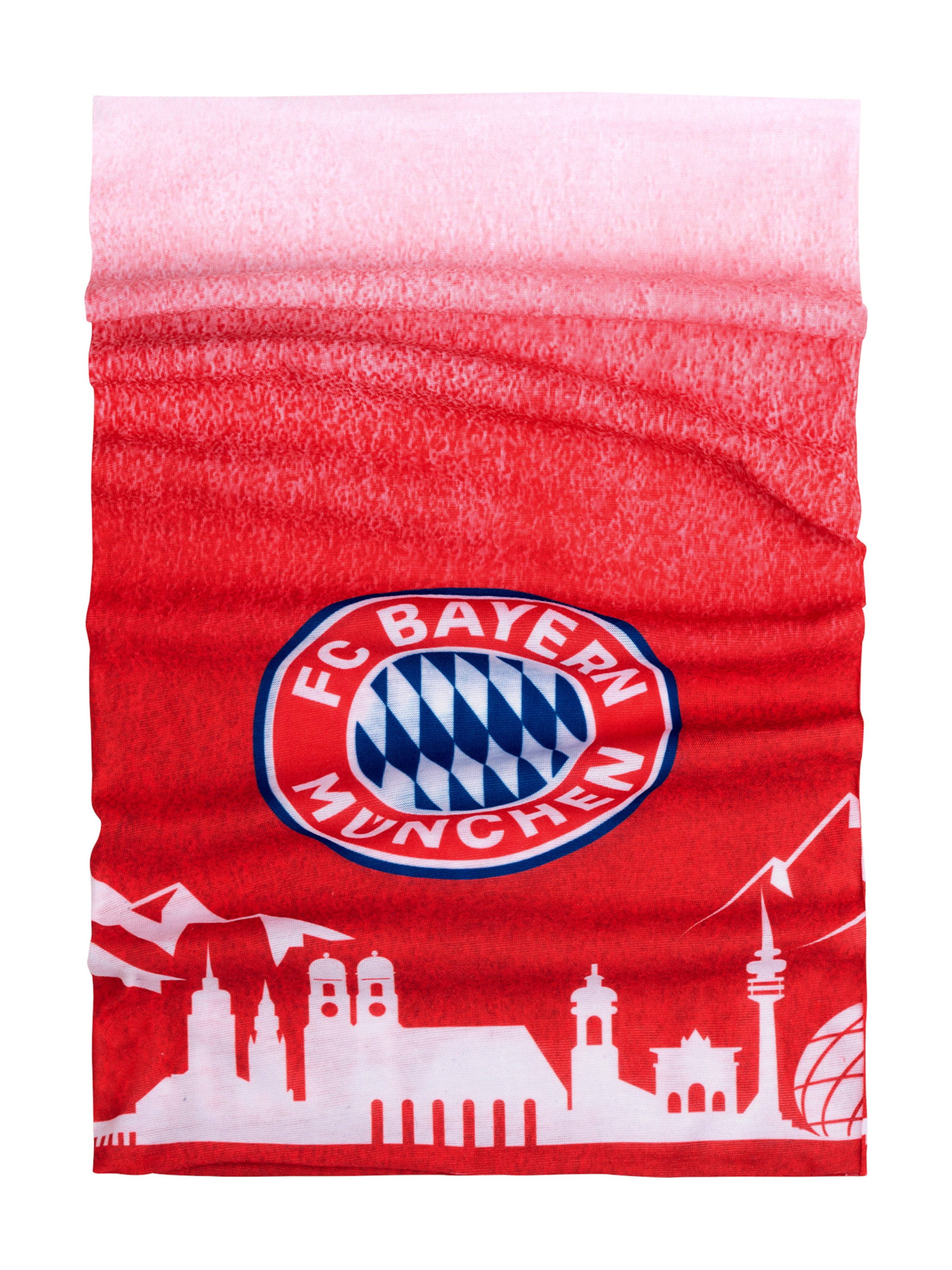 FC BAYERN MÜNCHEN Sportschal 'München Skyline' in Rot