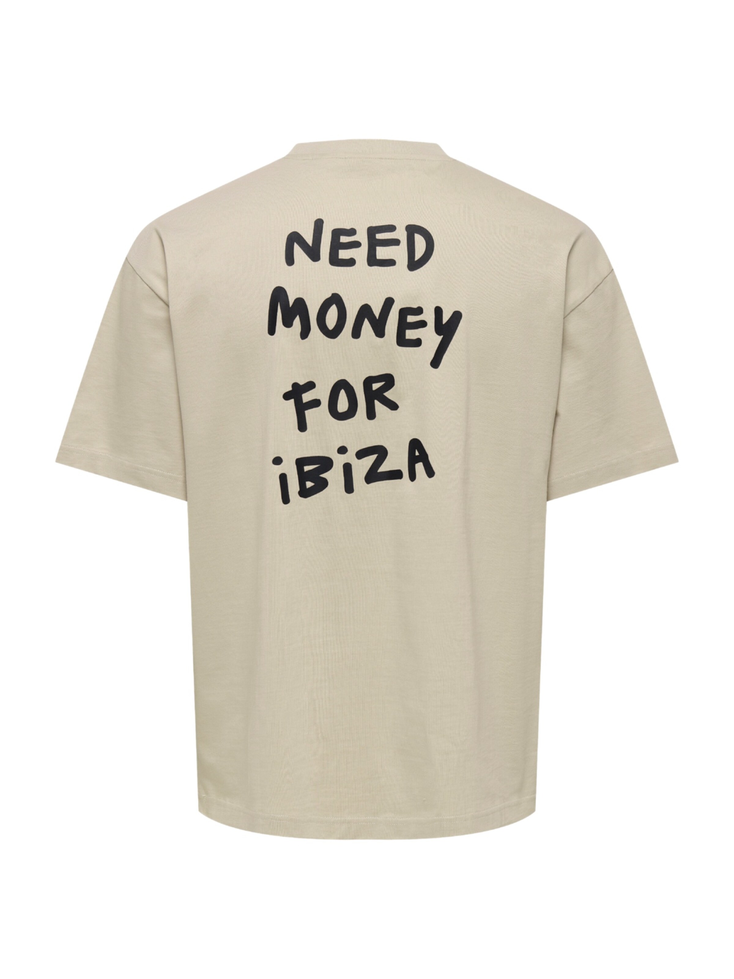 Only & Sons T-Shirt 'Money Life' in Beige