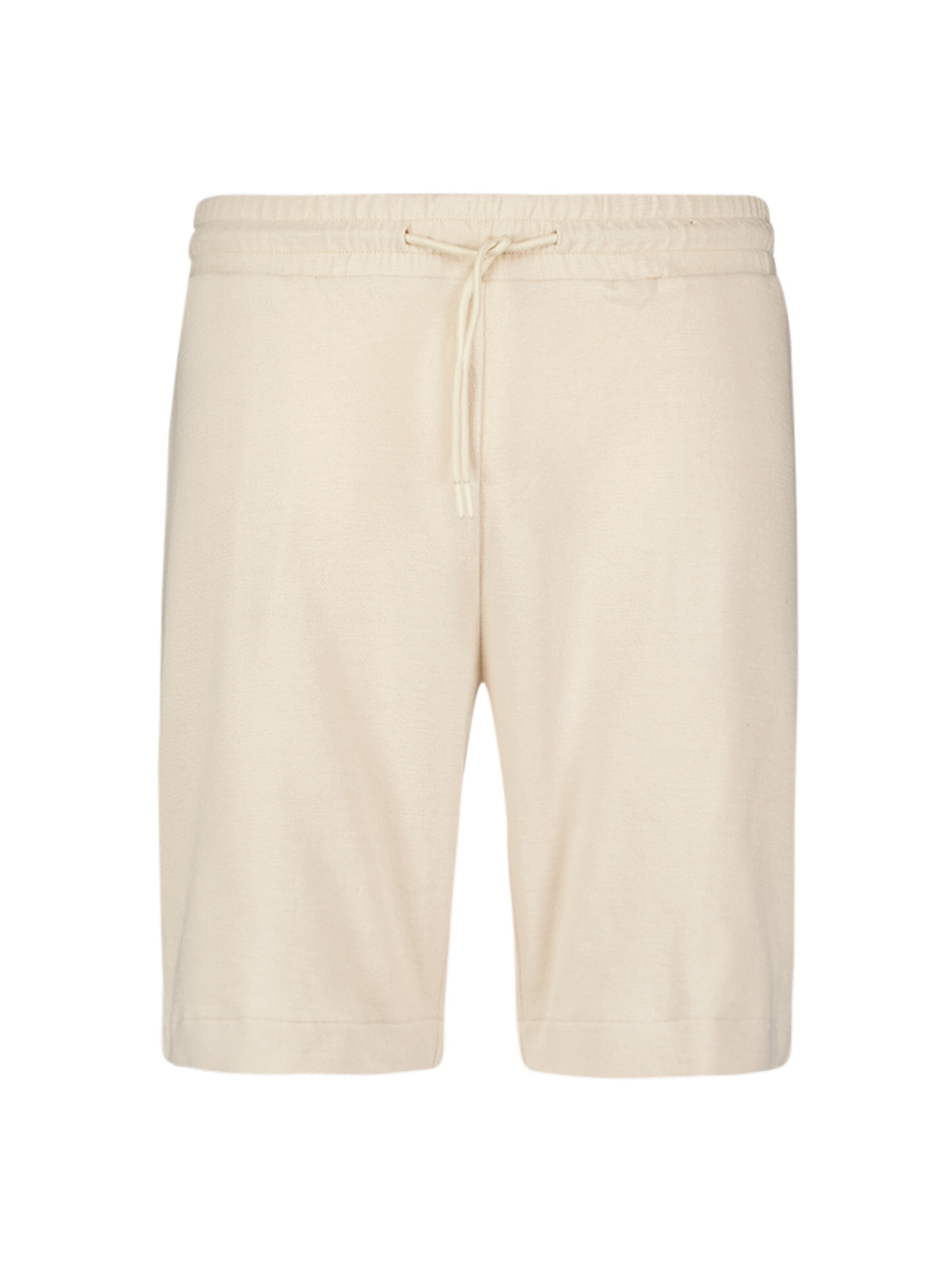 No Excess Regular Trousers in White: front