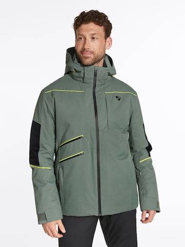 ZIENER Athletic Jacket 'TOACA' in Green: front