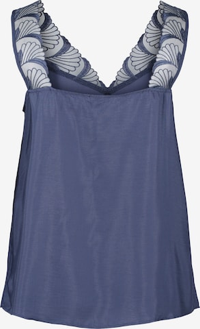 Zizzi Top in Blau