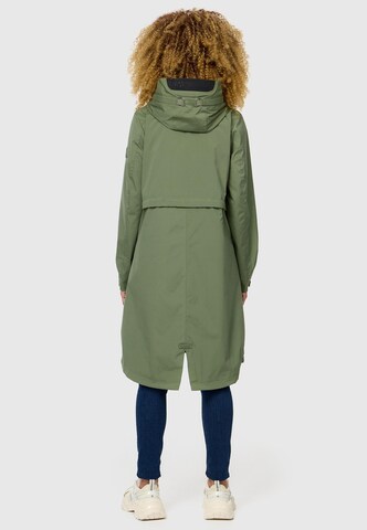 NAVAHOO Raincoat 'Silberperlee' in Green